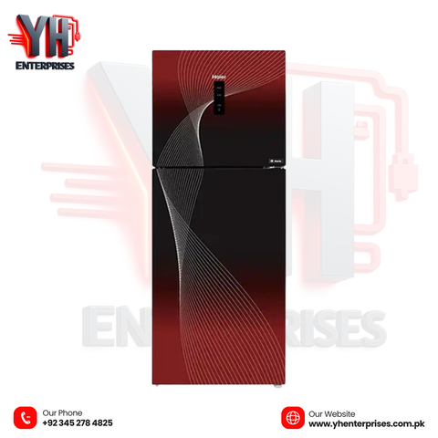 Haier Digital Inverter Refrigerator HRF-316 IFRA 11 Cu Ft | Digital Inverter Series | Red Color | Direct Cool