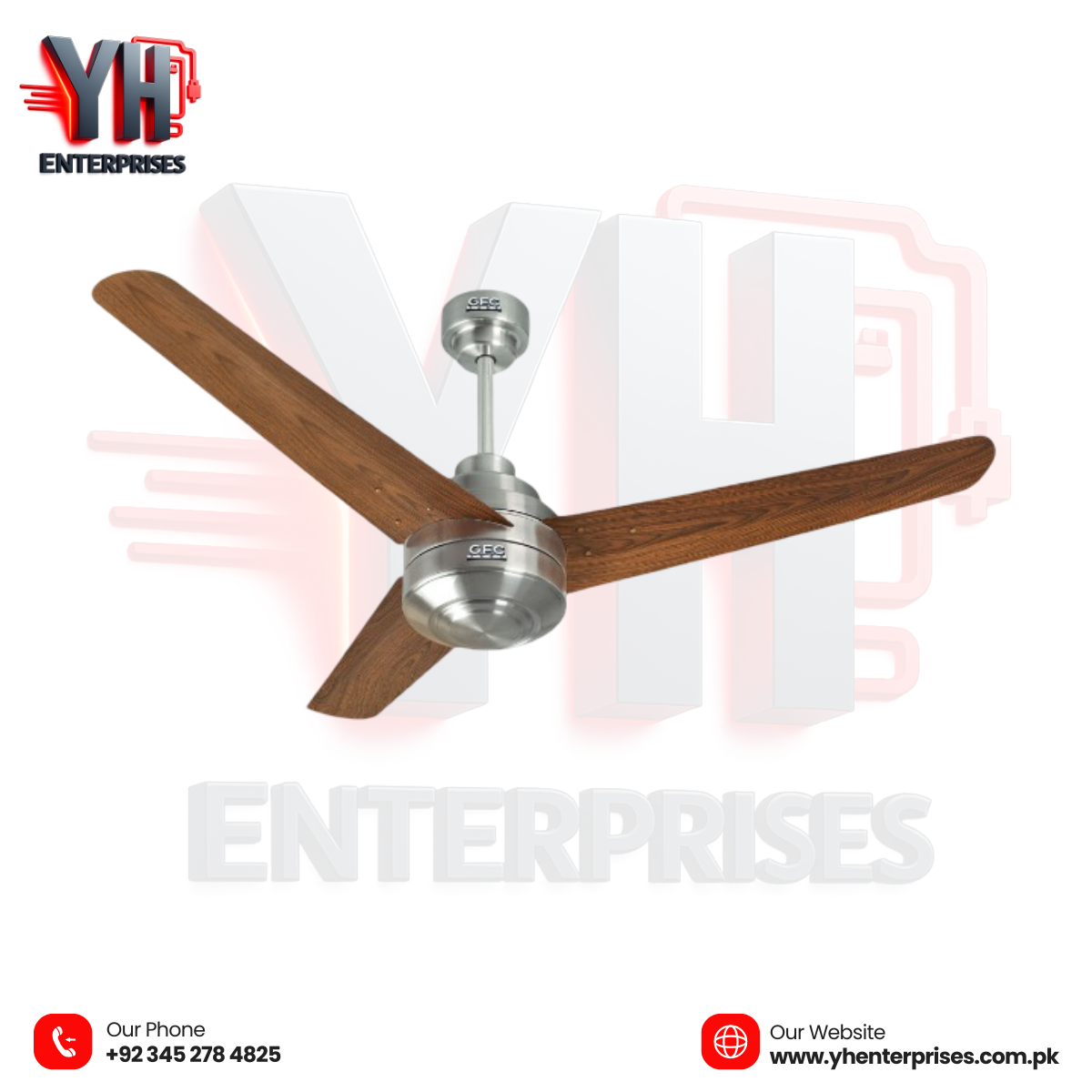 GFC Solar Brave AC/DC Ceiling Fan – Powerful Cooling Anytime