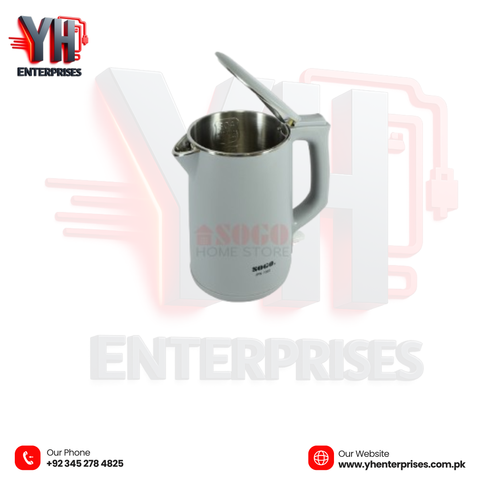 Sogo Electric Kettle 1.7 Liter (JPN-1002) Fast Boiling • Energy Efficient • Everyday Convenience