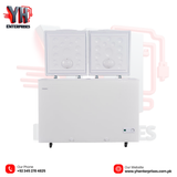 Haier Deep Freezer HDF-385H – 14 Cu Ft Twin Door Freezer with Turbo Cool