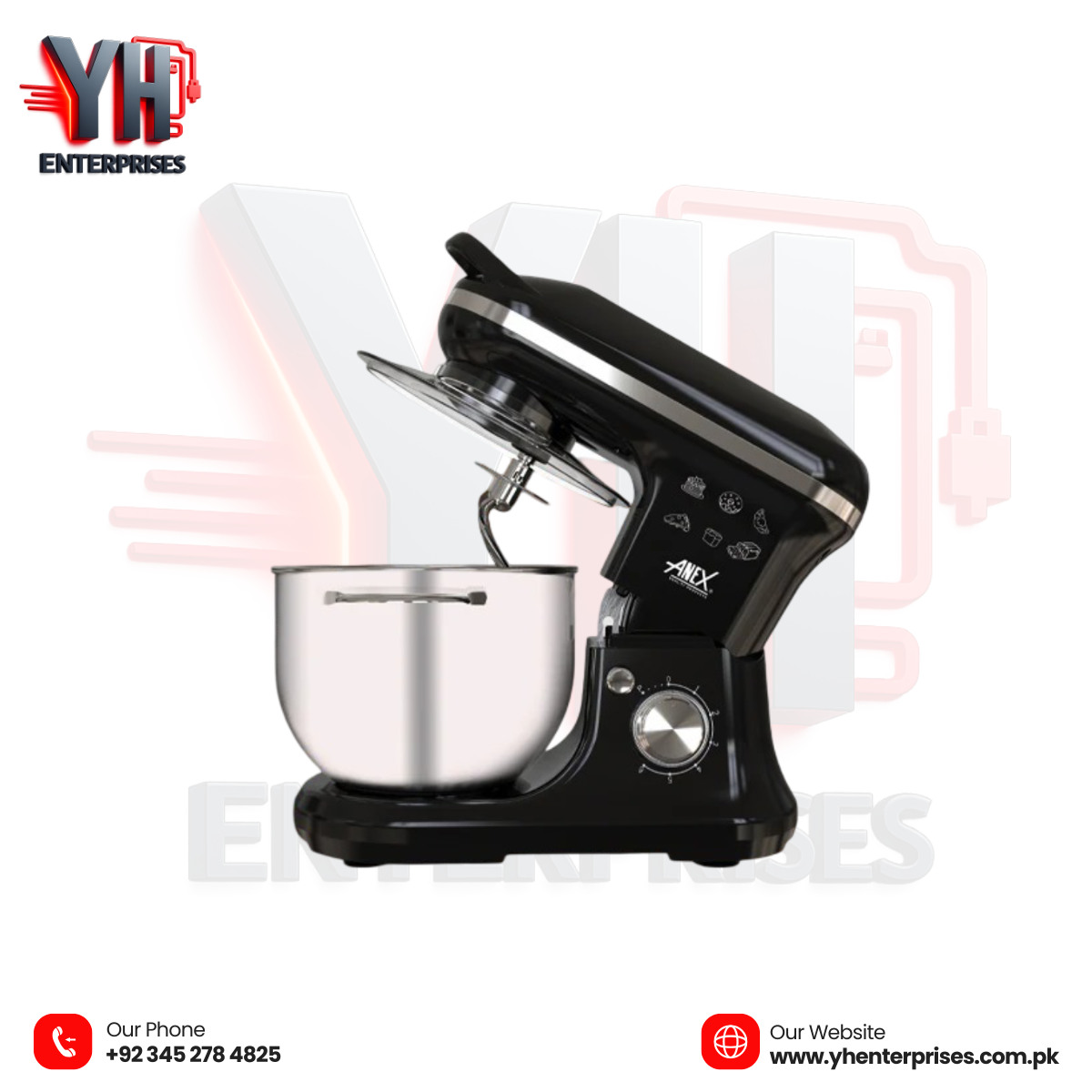 AG-834 Deluxe Stand Mixer - YH Enterprises