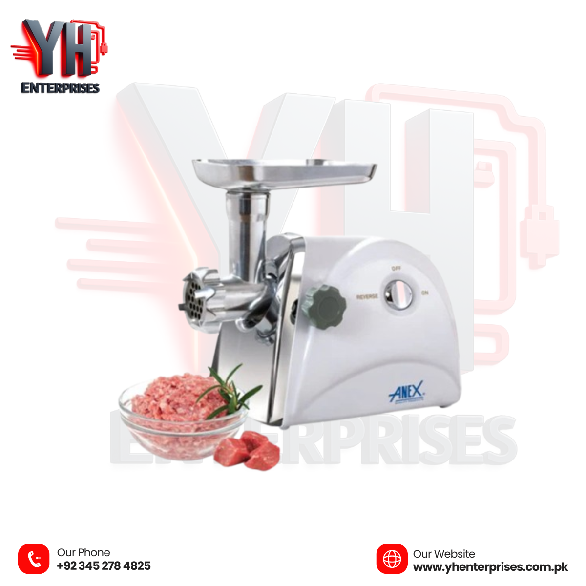 Anex AG-2048 Super Meat Grinder – Heavy-Duty Power & Precision