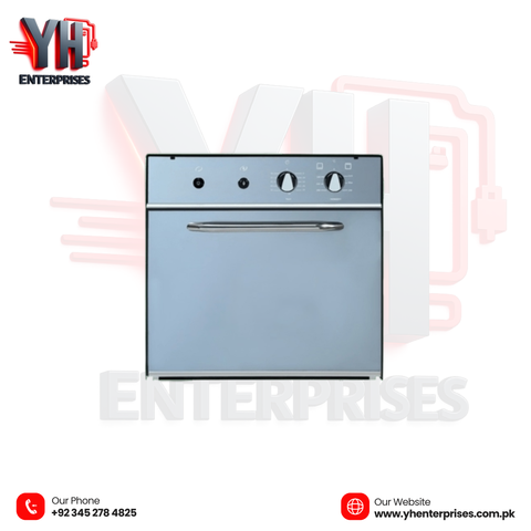 Crown Built-In Oven “M” – Fully Gas | Pakistani Made 45L Capacity • Baking & Grilling • Reliable Performance