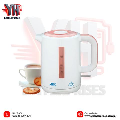 Anex AG-4032 Deluxe Electric Kettle – 1.0 Liter Compact • Safe • Efficient