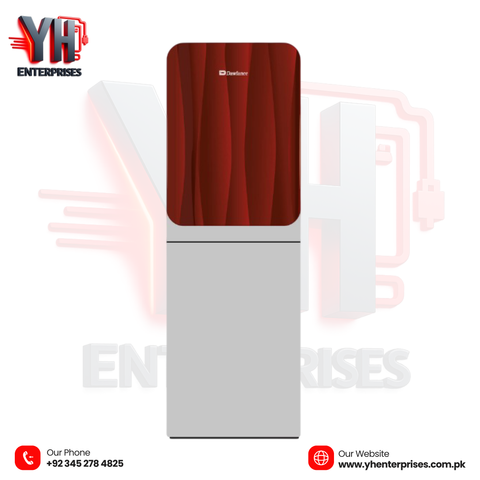 Dawlance WD-1051 Glass Door Maroon With Refrigerator