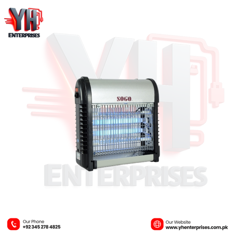 Sogo Pest Killer 12 Watt (JPN-110) Powerful Insect Control • Safe • Odorless • Durable Metal Body