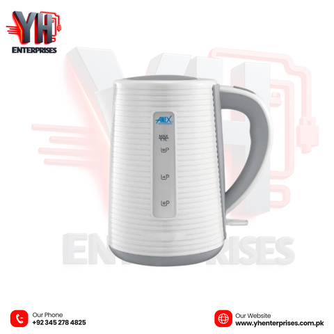 Anex AG-4042 Deluxe Electric Kettle – 1.7 Liter Fast • Safe • Stylish