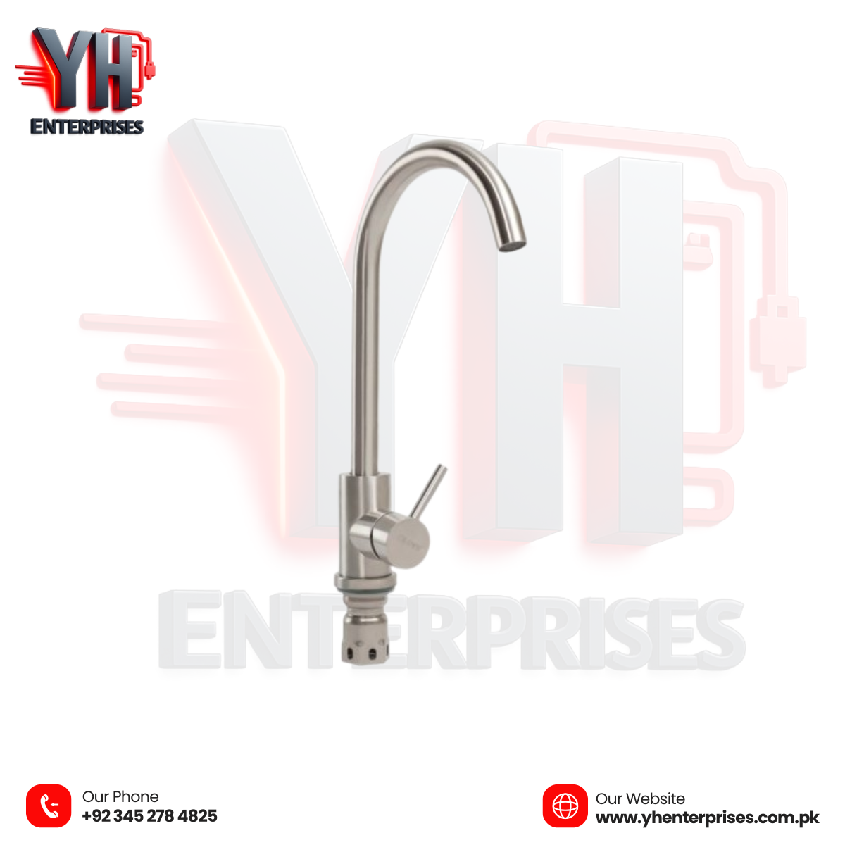 Crown Faucet F1 – Stainless Steel Kitchen Tap Durable • Stylish • High-Performance Water Flow