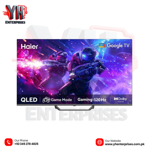 Haier H50S81EUX – 50" QLED Google TV (Official Warranty)