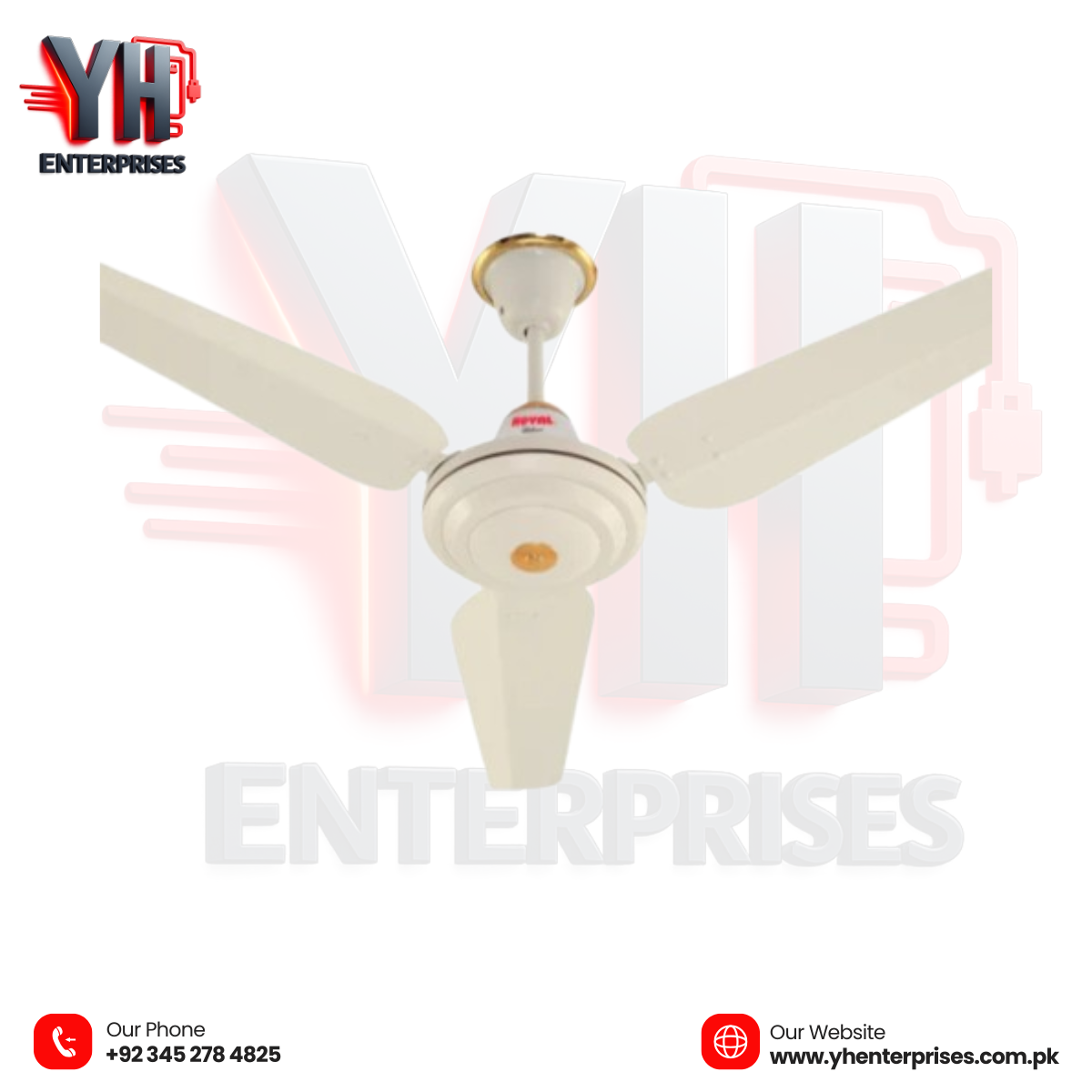 ROYAL Prime AC/DC Ceiling Fan – 56 Inch