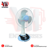 Sogo Rechargeable Table / Desk Fan (JPN-630) Powerful Cooling with Backup & LED Lighting
