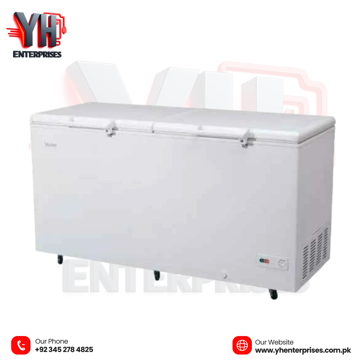 Haier HDF-545DD Double Door Deep Freezer – 545L Inverter Performance