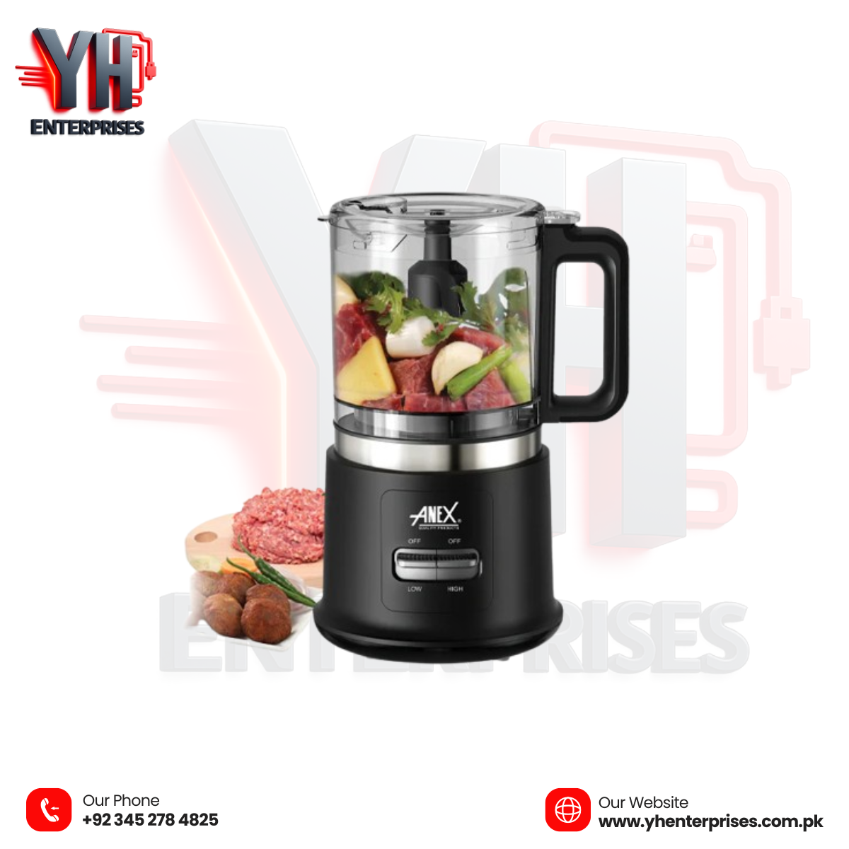 Anex AG-3043 Chopper – Powerful, Precise & Multi-Functional