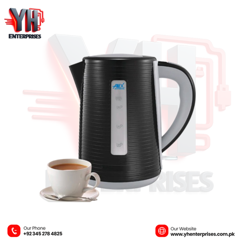 Anex AG-4042 Deluxe Electric Kettle – 1.7 Liter Fast • Safe • Stylish