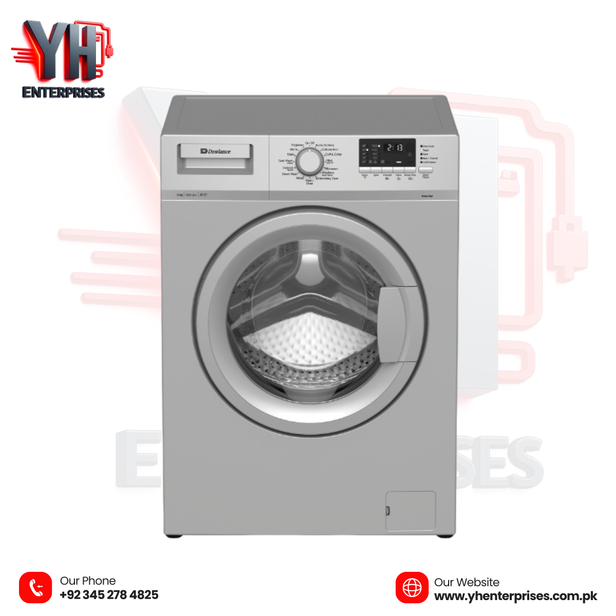 Dawlance DWF 8120 GR INV Front Load Washing Machine – 8KG Inverter Technology
