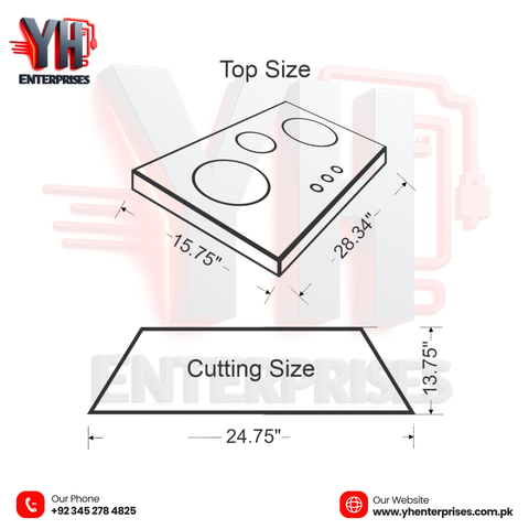 Crown Built-in Hob Model CR-25G