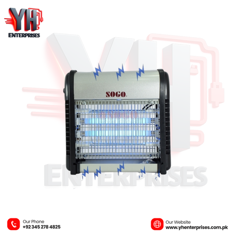 Sogo Pest Killer 12 Watt (JPN-110) Powerful Insect Control • Safe • Odorless • Durable Metal Body