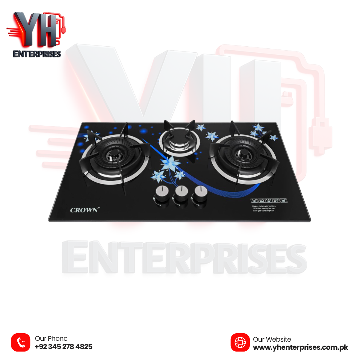 Crown Built-in Hob Model CR-24G