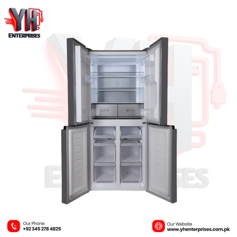 Dawlance DMD 7950 Inox Inverter No Frost Refrigerator Bottom Freezer | Touch Display | Premium Inox Finish