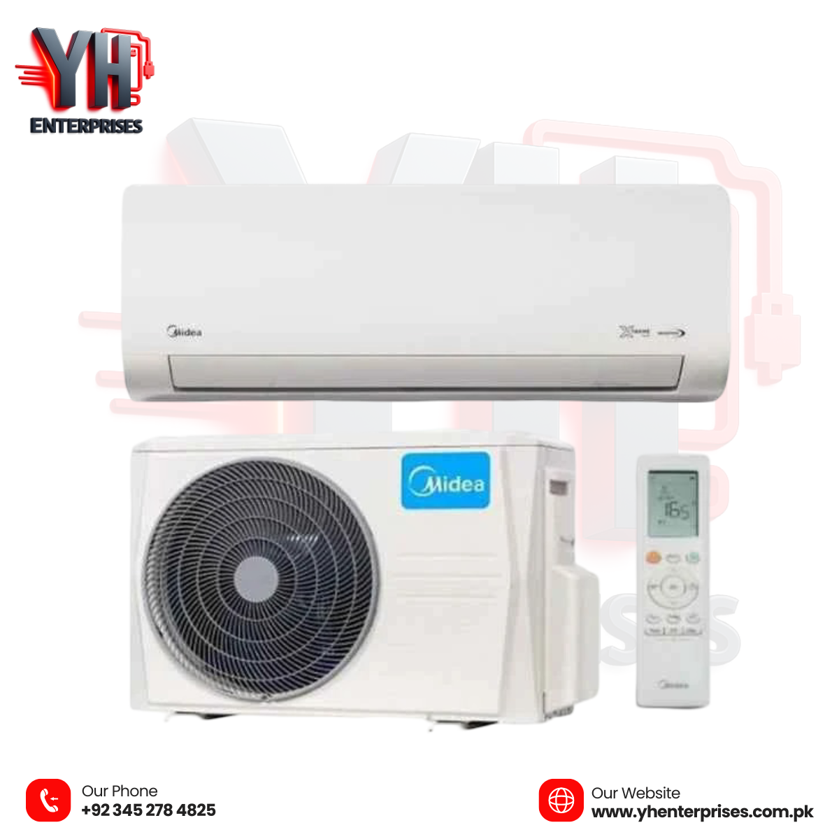 MIDEA MSAGB-12HRFN1 – 1.0 Ton Extreme Inverter AC