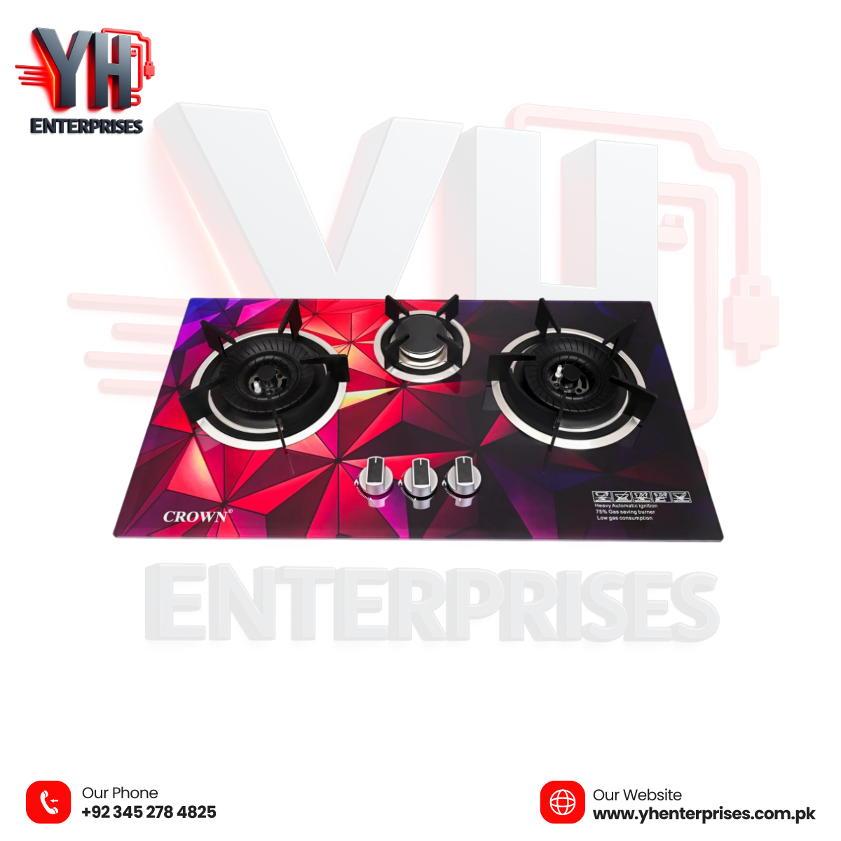 Crown Built-in Hob Model CR-23G