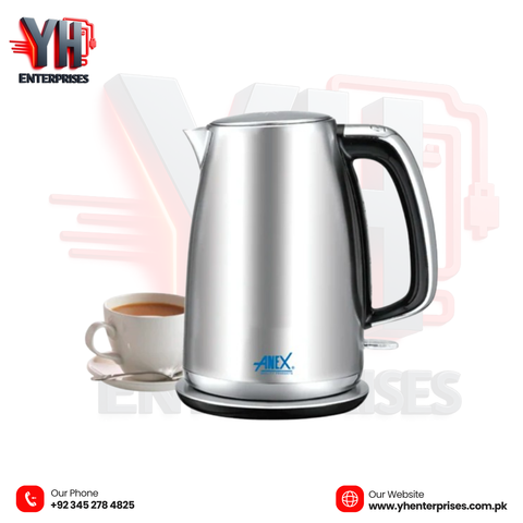 Anex AG-4048 Deluxe Electric Kettle – 1.7 Liter Fast • Safe • Reliable