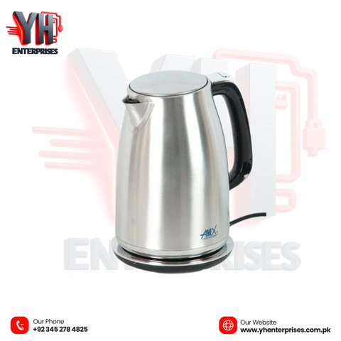 Anex AG-4048 Deluxe Electric Kettle – 1.7 Liter Fast • Safe • Reliable