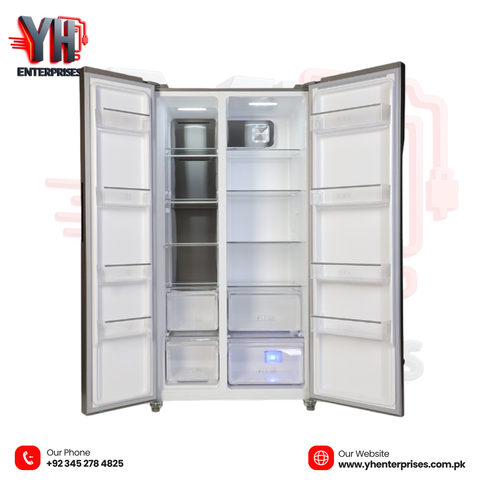 Dawlance DSS-9055 Inox Inverter No Frost Refrigerator Side-by-Side | Dual Cooling | A++ Energy Class | Premium Inox Finish