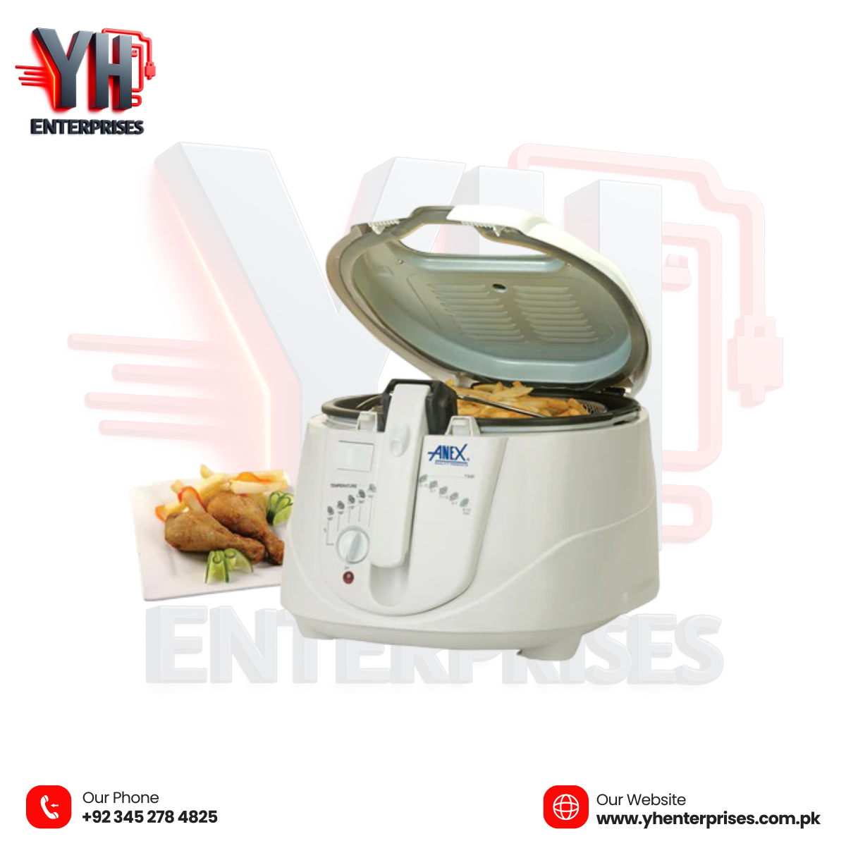 AG-2012 Deluxe Deep Fryyer - YH Enterprises