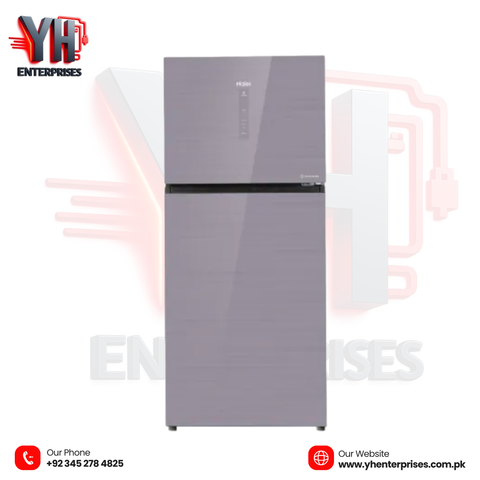 Haier Twin Inverter IOT Refrigerator HRF-538TIFGU1 | 18 Cu Ft / 508 Ltr | Silver Grey