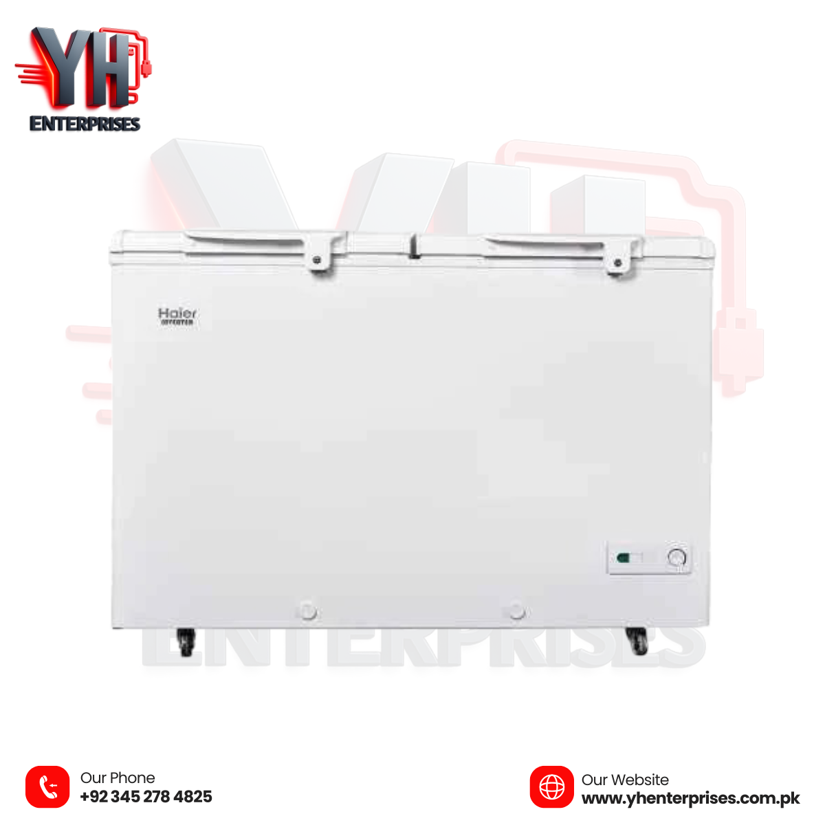 Haier 535 Liter (18.8 CF) New Twin Model Deep Freezer – HDF-535