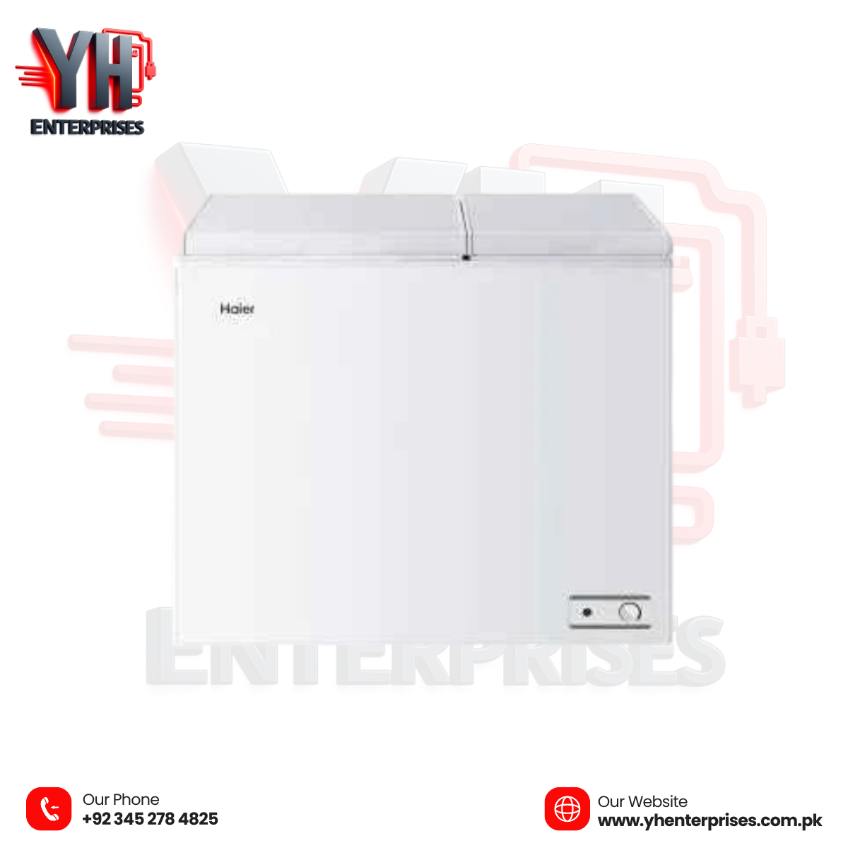 Haier HDF-320INV Inverter Chest Freezer – 320L Double Door Freezer