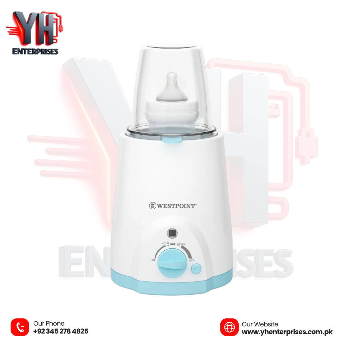 WestPoint WF-209 Deluxe Bottle Warmer – Quick, Safe & Perfectly Warm Every Time!