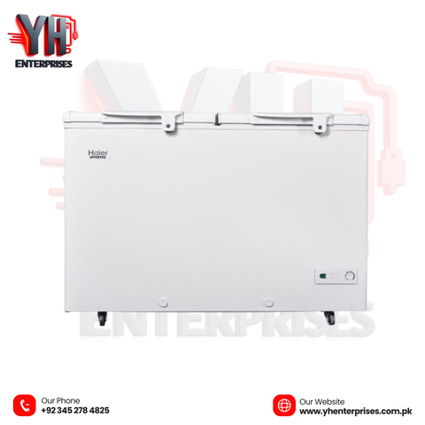 Haier Deep Freezer HDF-325I – 12 Cu Ft | Inverter | Twin Door | 10 Years Warranty