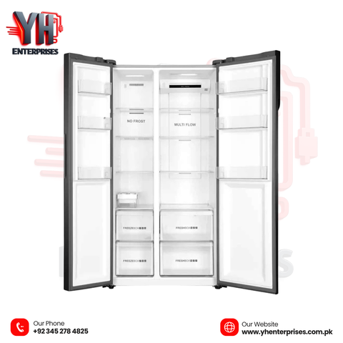 Haier Side-by-Side Refrigerator Inverter GD – Model HRF-622IBG