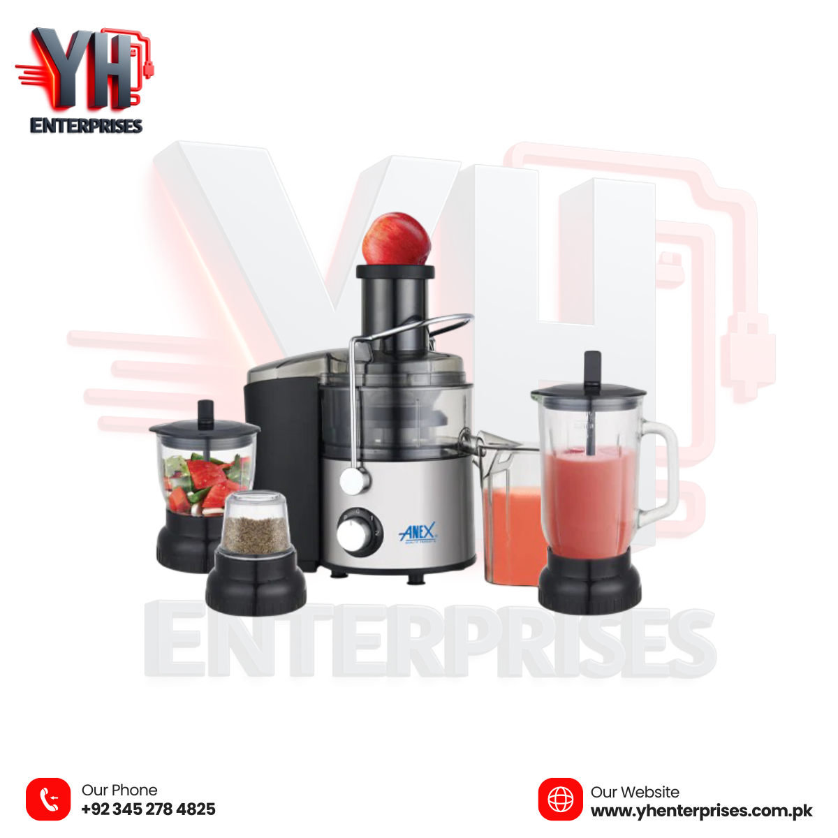 AG-192 Deluxe Juicer Blender Grinder - YH Enterprises