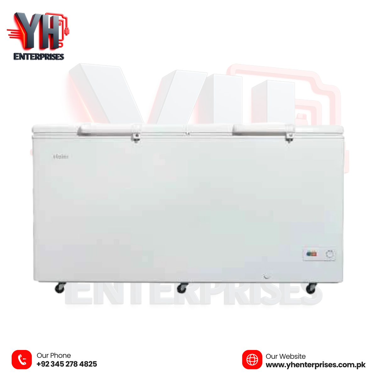 Haier HDF-545DD Double Door Deep Freezer – 545L Inverter Performance