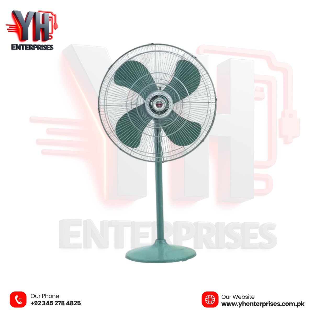 Royal Deluxe Pedestal Fan 24″ HD
