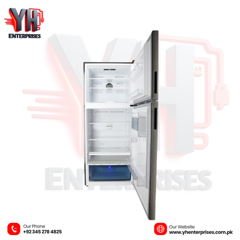 Dawlance DTM-7650 Inox Inverter No Frost Refrigerator Top Mount | Full No Frost | Inverter Technology | A++ Energy Rating | Inox Finish