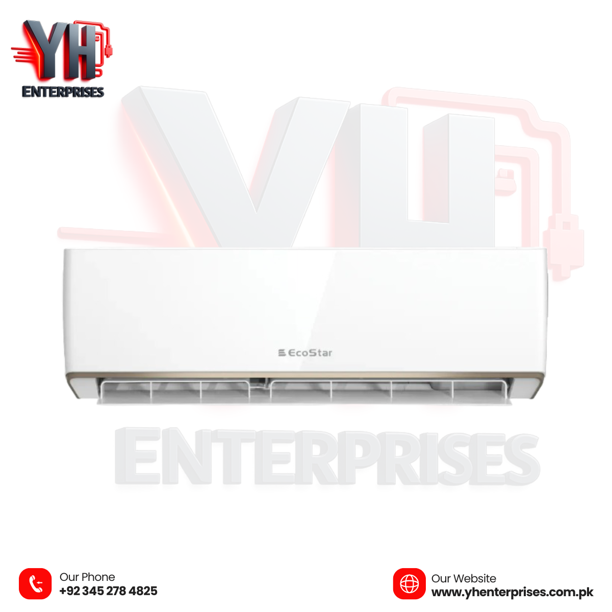 EcoStar 2 Ton Inverter AC Duke Series (Heat & Cool) – Model ES-24DU/EM