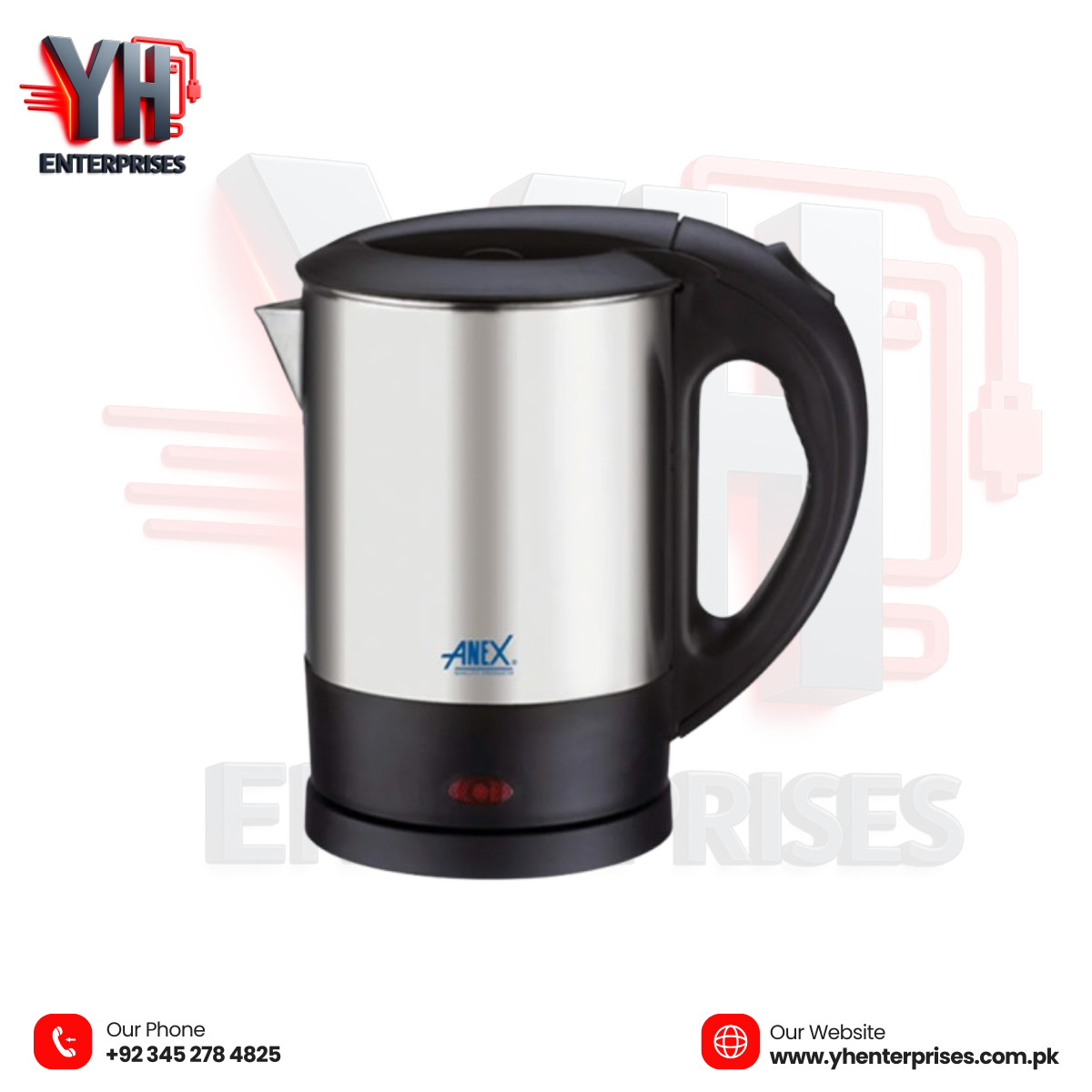 Anex AG-4053 Deluxe Kettle – Stylish, Safe & Efficient