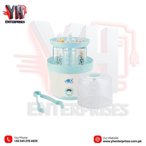 Anex AG-736 Deluxe Baby Bottle Sterilizer – Fast, Safe & Hygienic