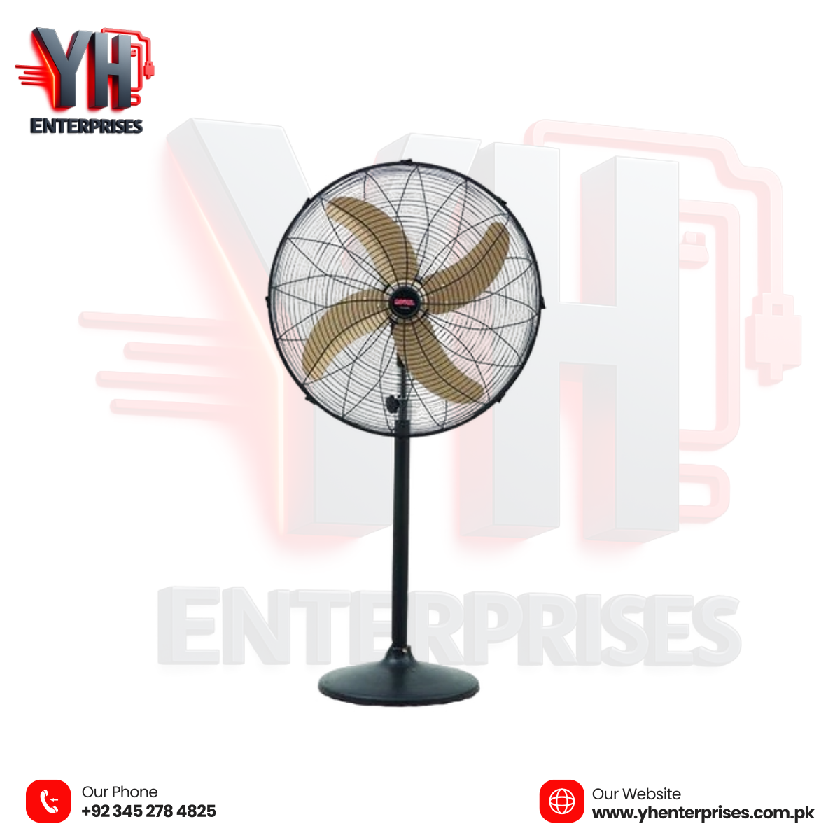 Royal Deluxe Pedestal Fan 24″ HD