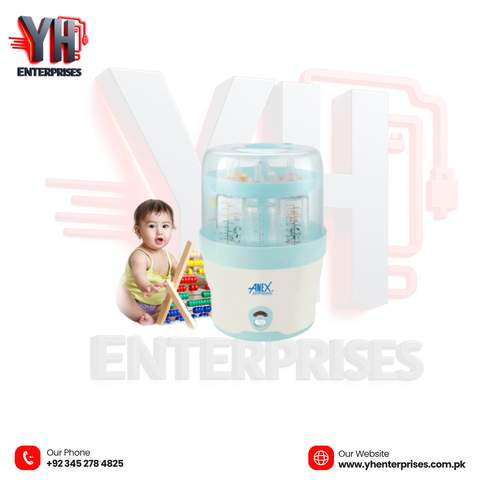 Anex AG-736 Deluxe Baby Bottle Sterilizer – Fast, Safe & Hygienic