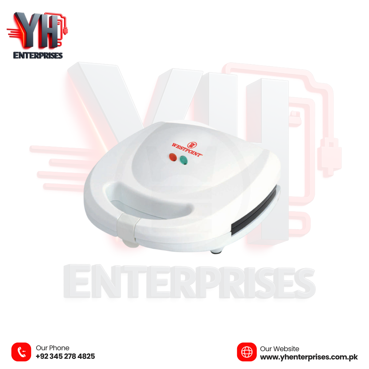 WestPoint Sandwich Toaster WF-636 – Perfectly Toasted, Every Time!