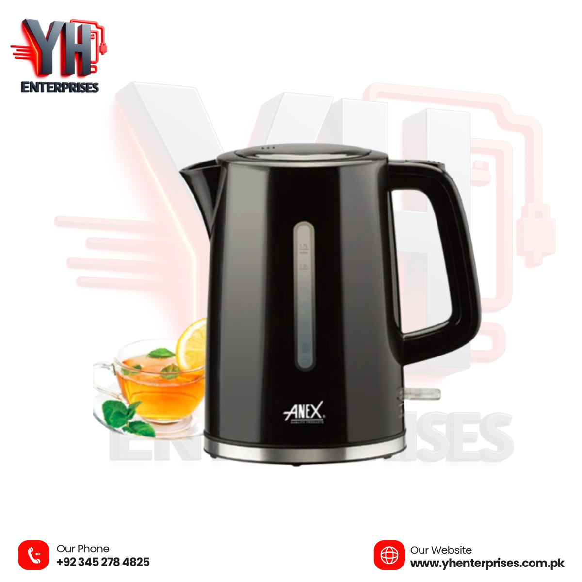 Anex AG-4055 Deluxe Kettle – Fast, Safe & Stylish