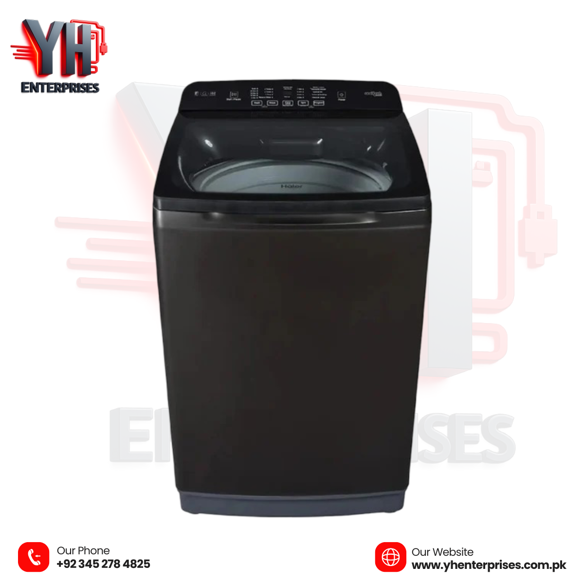 Haier HWM 150-1678ES8 15KG Automatic Top Load Washing Machine – Smart, Powerful & Family-Friendly