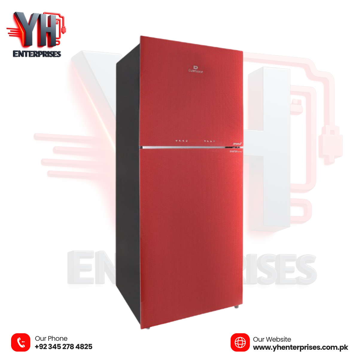 Dawlance 91999 Avante+ IoT Silky Red Double Door Refrigerator