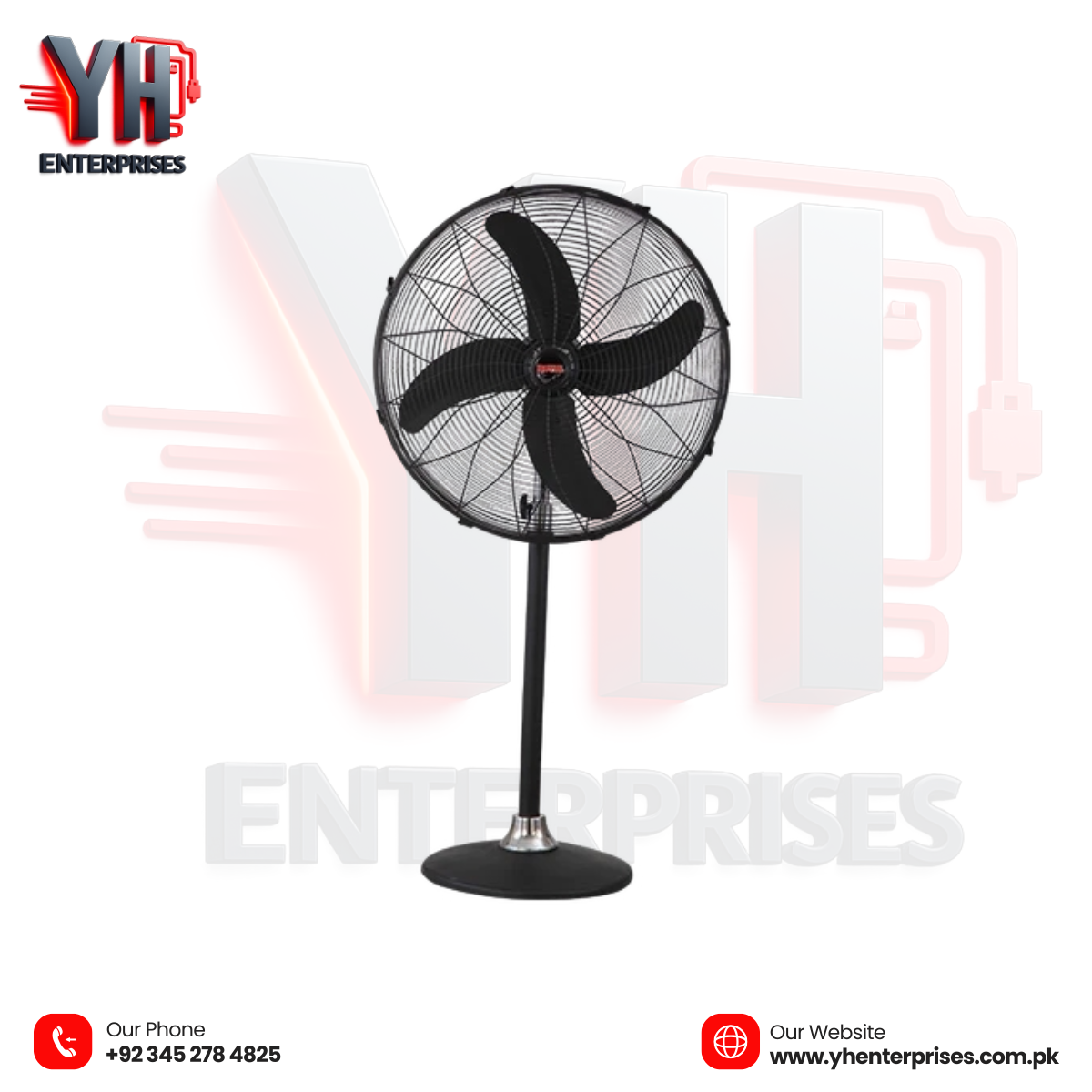 Royal Pedestal Fan AC/DC 24″