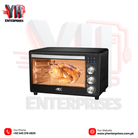 Anex AG-3075 Deluxe Oven Toaster Versatile Cooking • Stylish Design • Reliable Performance